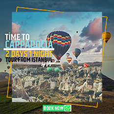 1 Night 2 Days Cappadocia Tour from Istanbul (by flight)